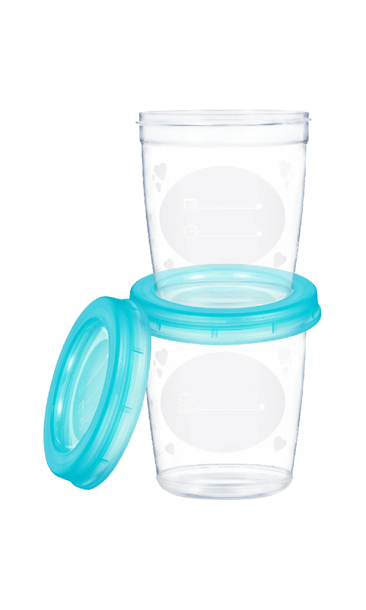 Breast Milk & Food Storage Cups (Pack of 6) – 180ml - Image 4