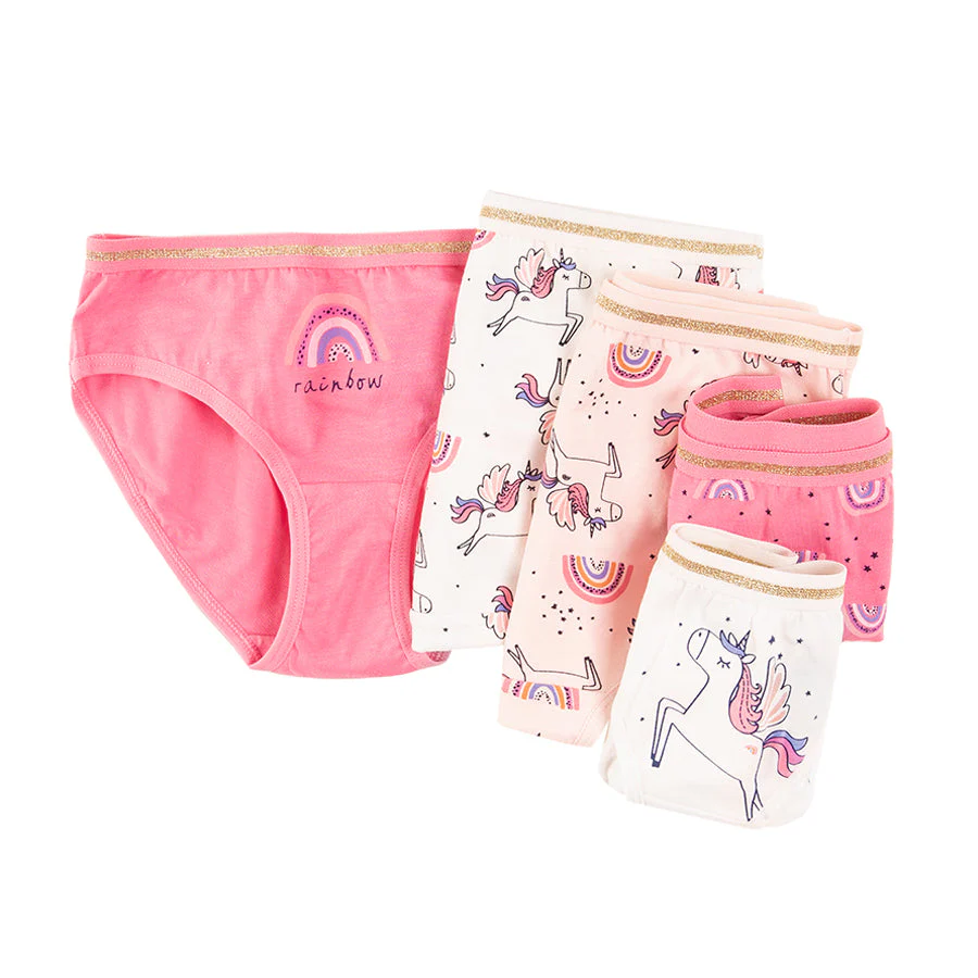 Briefs Girl's Panties Mix Unicorns Set 5 Pcs CC CUG2411530