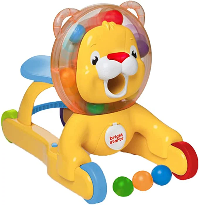 Bright Starts 52093 Having A Ball 3 in 1 Step and Ride Lion - Yellow - Image 5