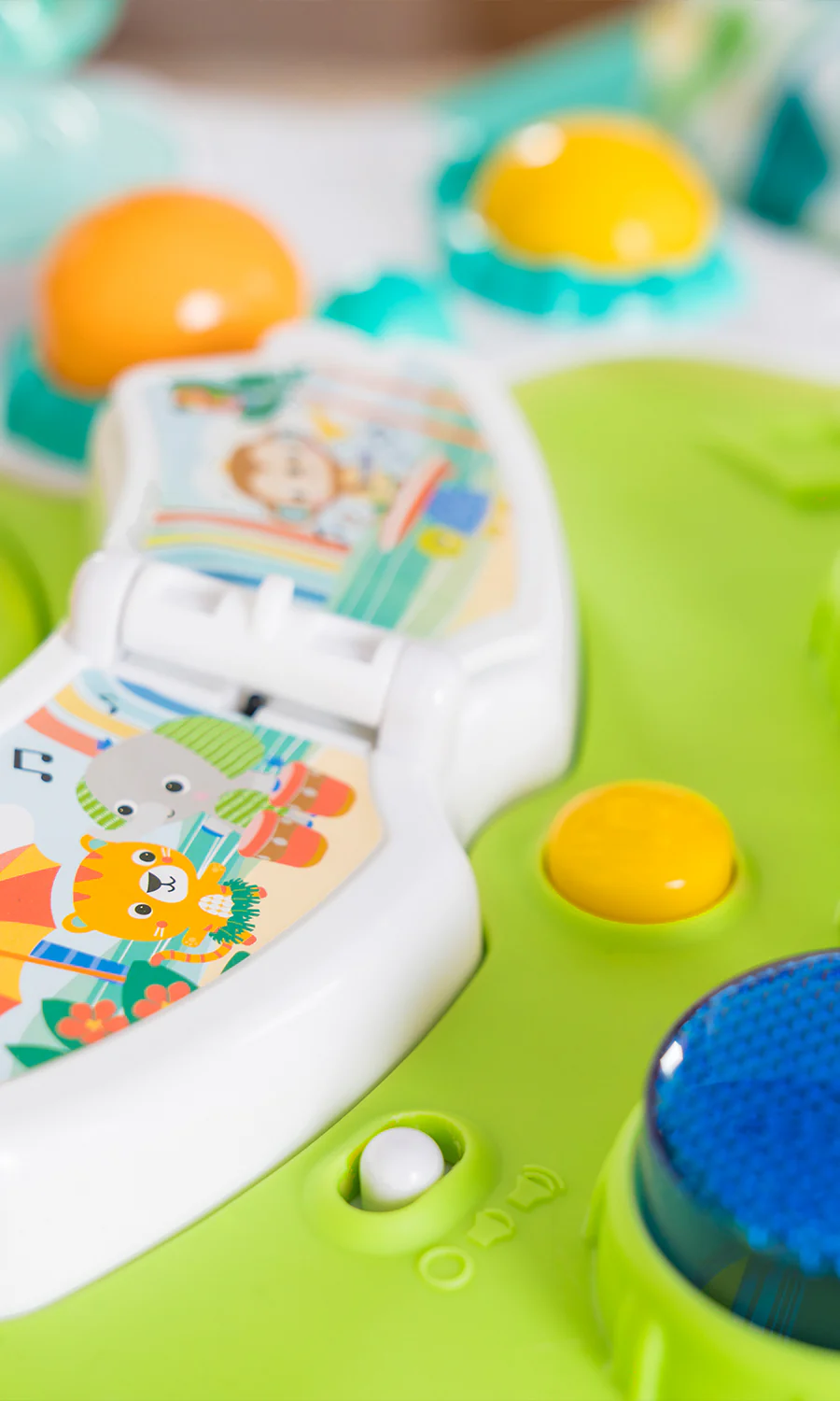 Bright Starts Around We Go 2-in-1 Walk-Around Activity Center & Table - Tropic Cool - Image 3