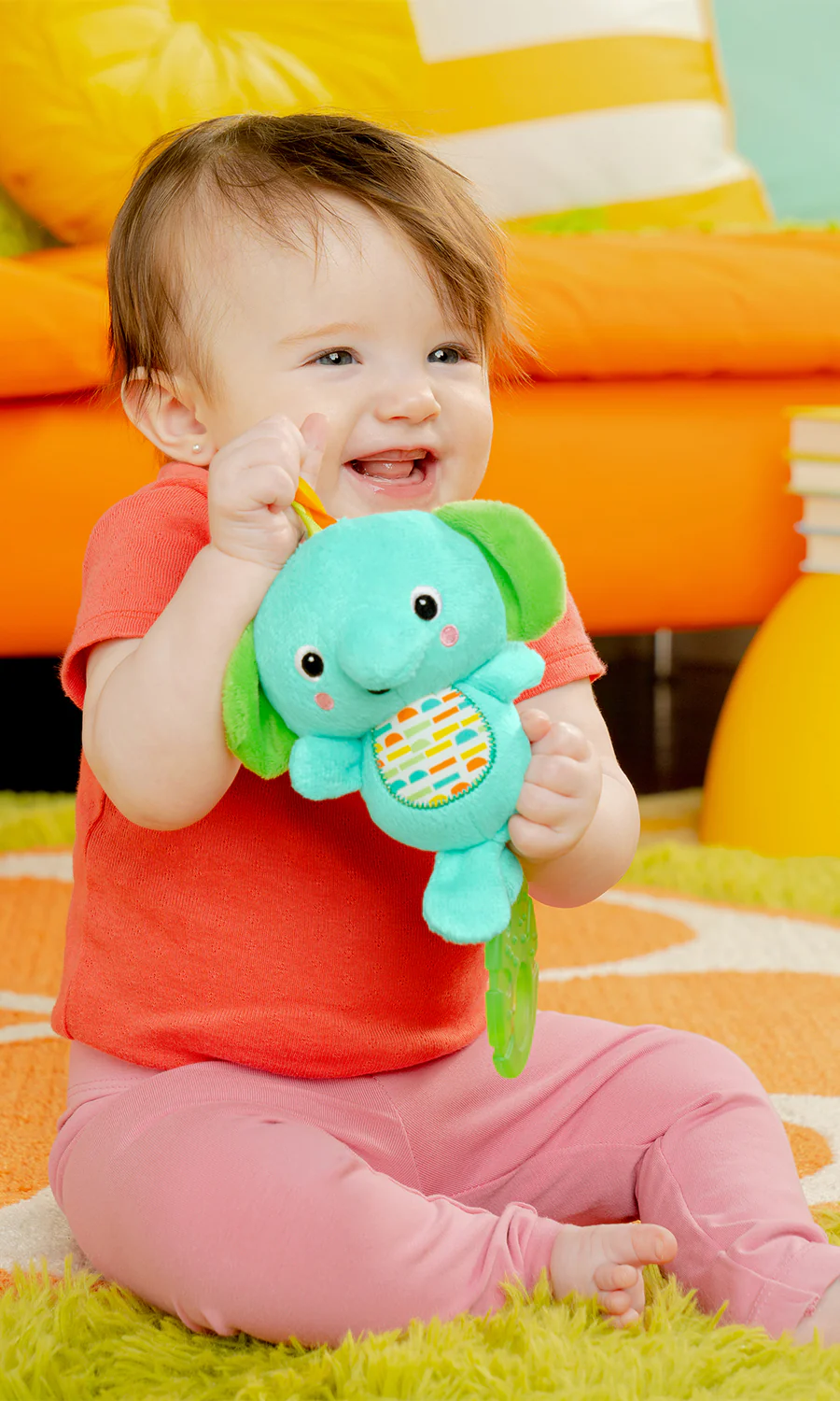 Bright Starts Tug Tunes On-the-Go Toy - Elephant - Image 4