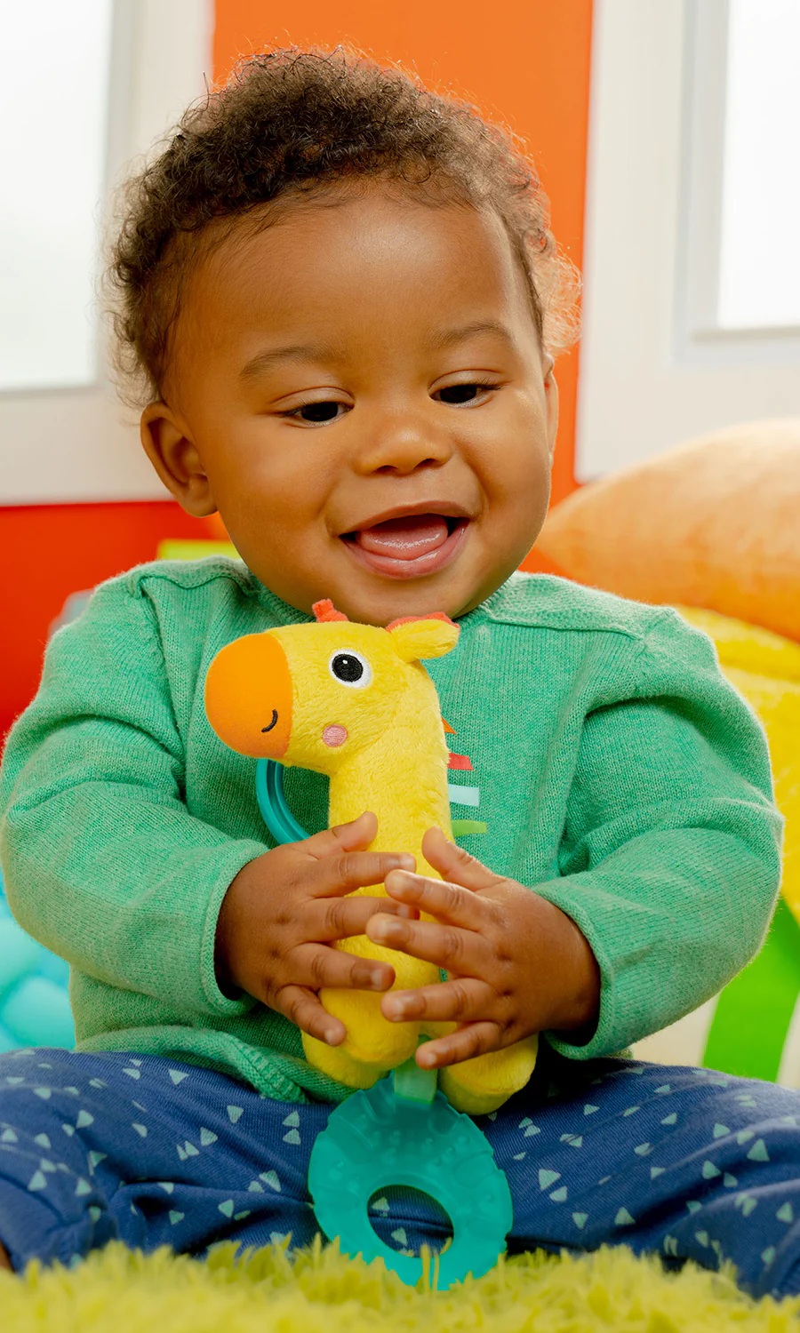 Bright Starts Tug Tunes On-the-Go Toy - Giraffe - Image 2