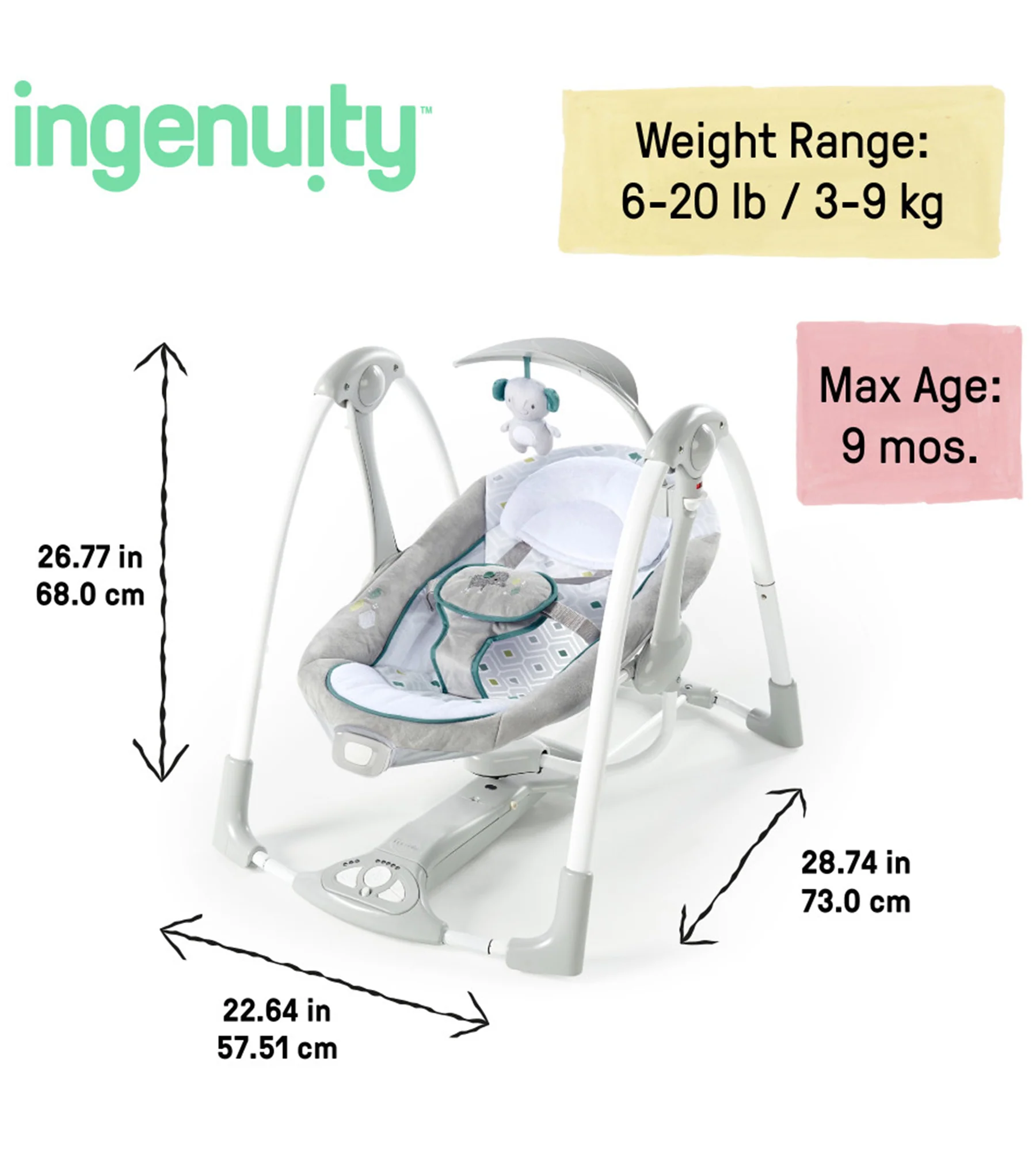 BS 12055 Convertme Swing-2-Seat - Image 9