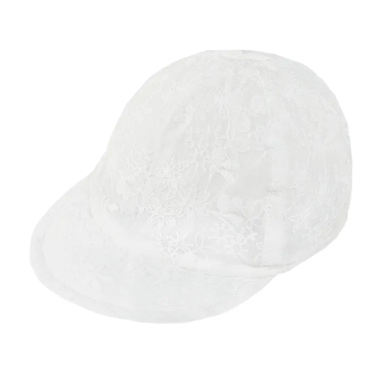 Cap For Girl's Ecru CC CAG2402255