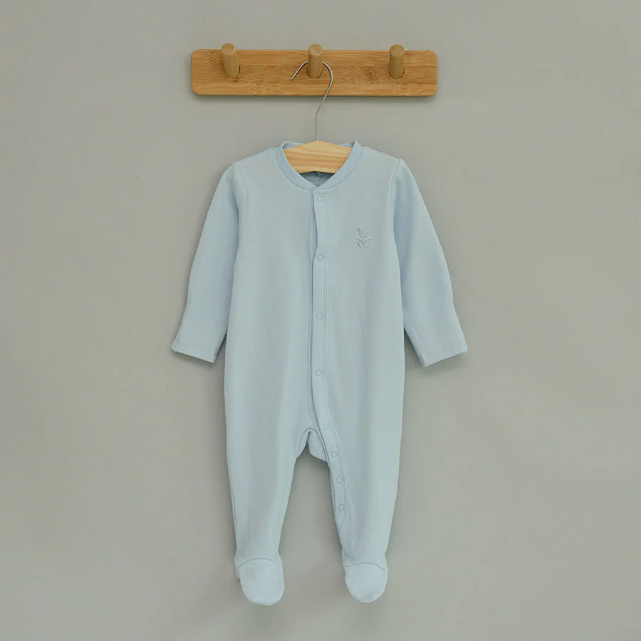 Cool Club Boy's Clown Organic Cotton White Light Blue Set 2 Pcs CC CUB2201447 - Image 2