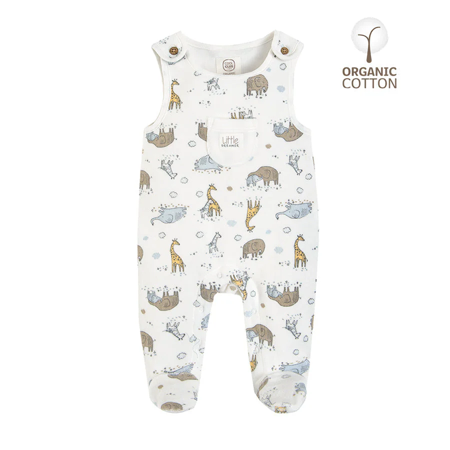 Cool Club, Boy's Rompers Organic Cotton Ecru CC CNB2400454