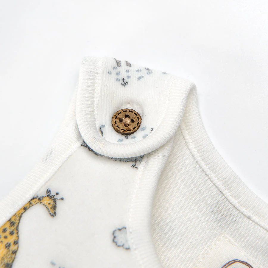 Cool Club, Boy's Rompers Organic Cotton Ecru CC CNB2400454 - Image 2