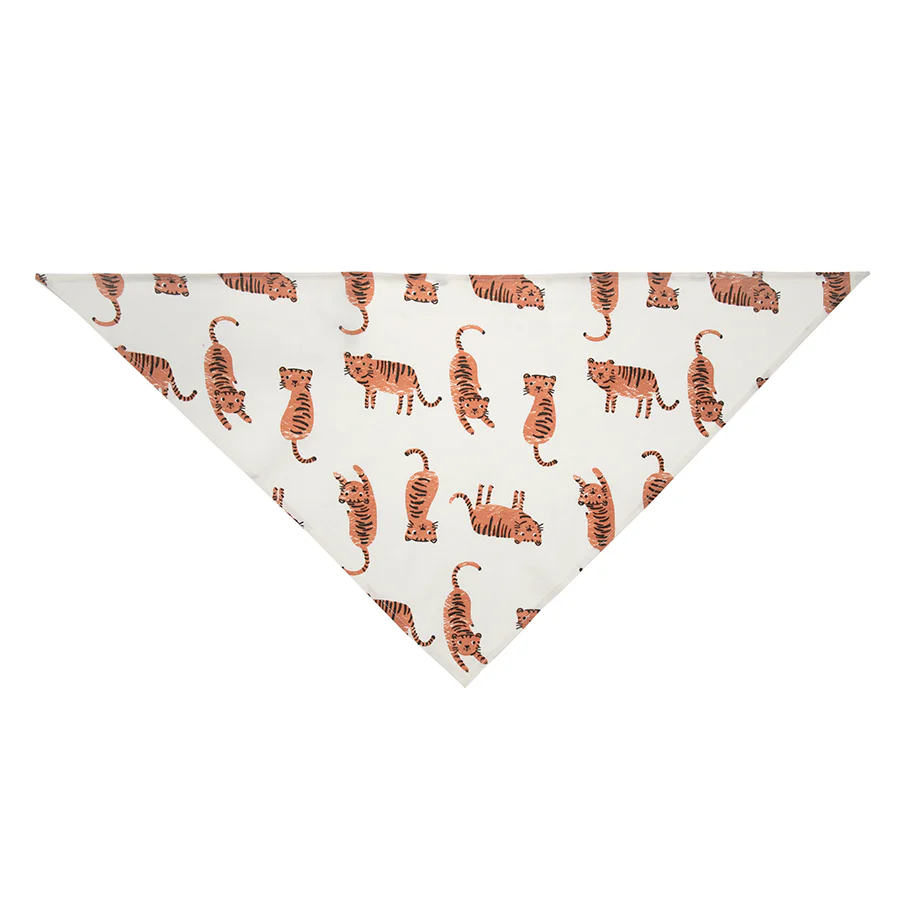 Cool Club Boy's Scarf Ecru Tigers CC CAB2401216 - Image 2