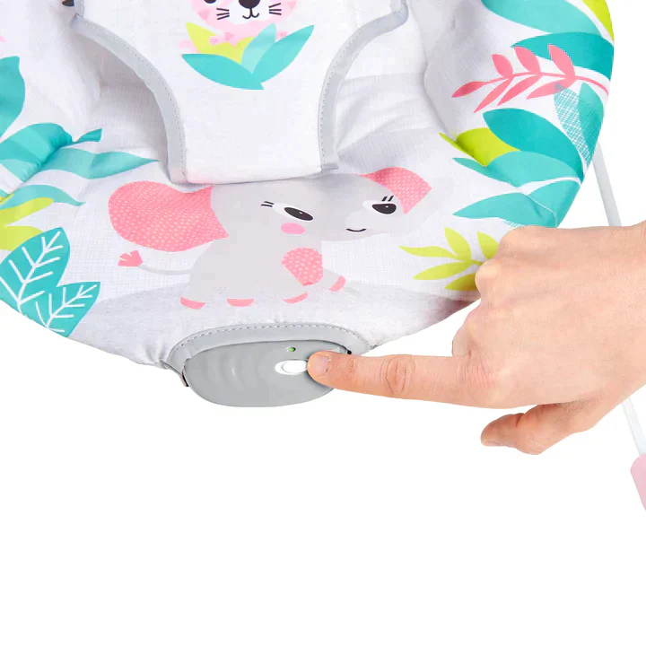 Bright Starts Flamingo Vibe Vibrating Bouncer - Image 6