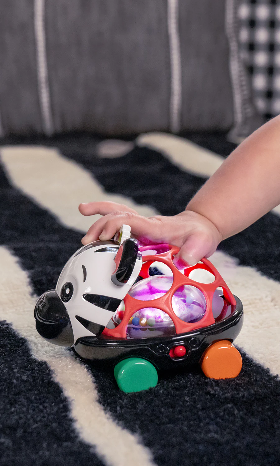 Curious Car Zen Oball Toy Car & Rattle - Image 2