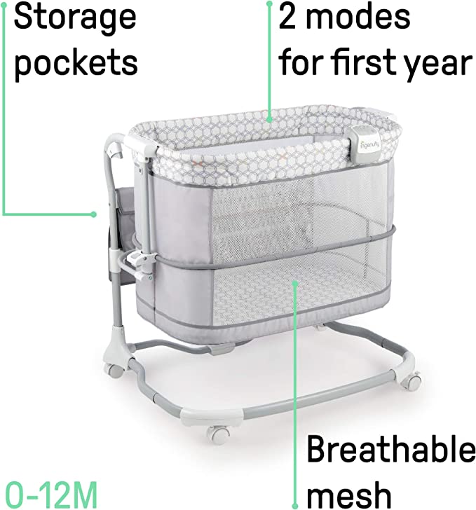 Dream & Grow Bedside Bassinet - Dalton - Image 2