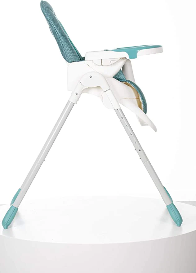 Evenflo - Fava Compact High Chair - Blue & White Y5806 E144C - Image 2
