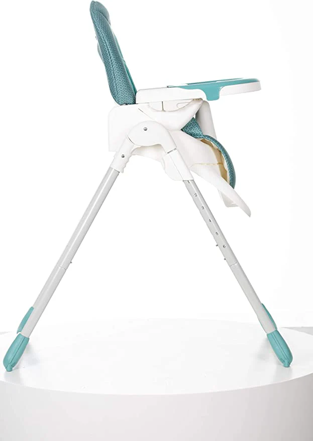 Evenflo - Fava Compact High Chair - Blue & White Y5806 E144C - Image 4