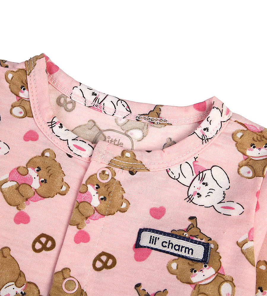 Girls 2 Pcs Night Suit - 0289600 - Image 3