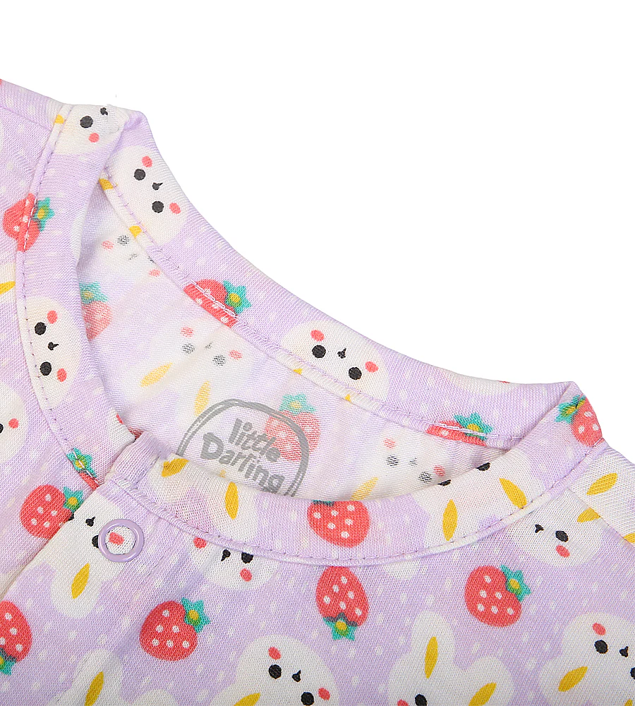 Girls 2 Pcs Night Suit - 0289667 - Image 3