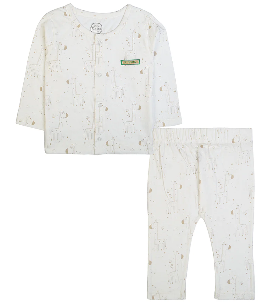 Girls 2 Pcs Night Suit - 0289707
