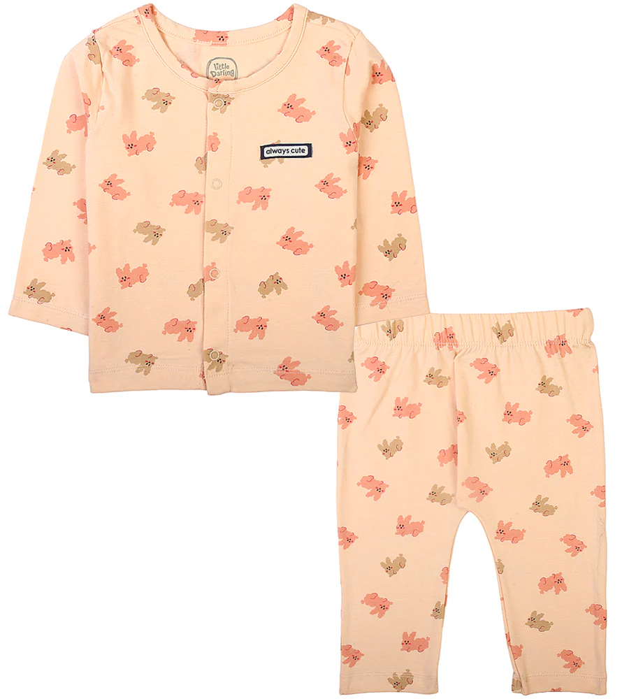 Girls 2 Pcs Night Suit - 0291660