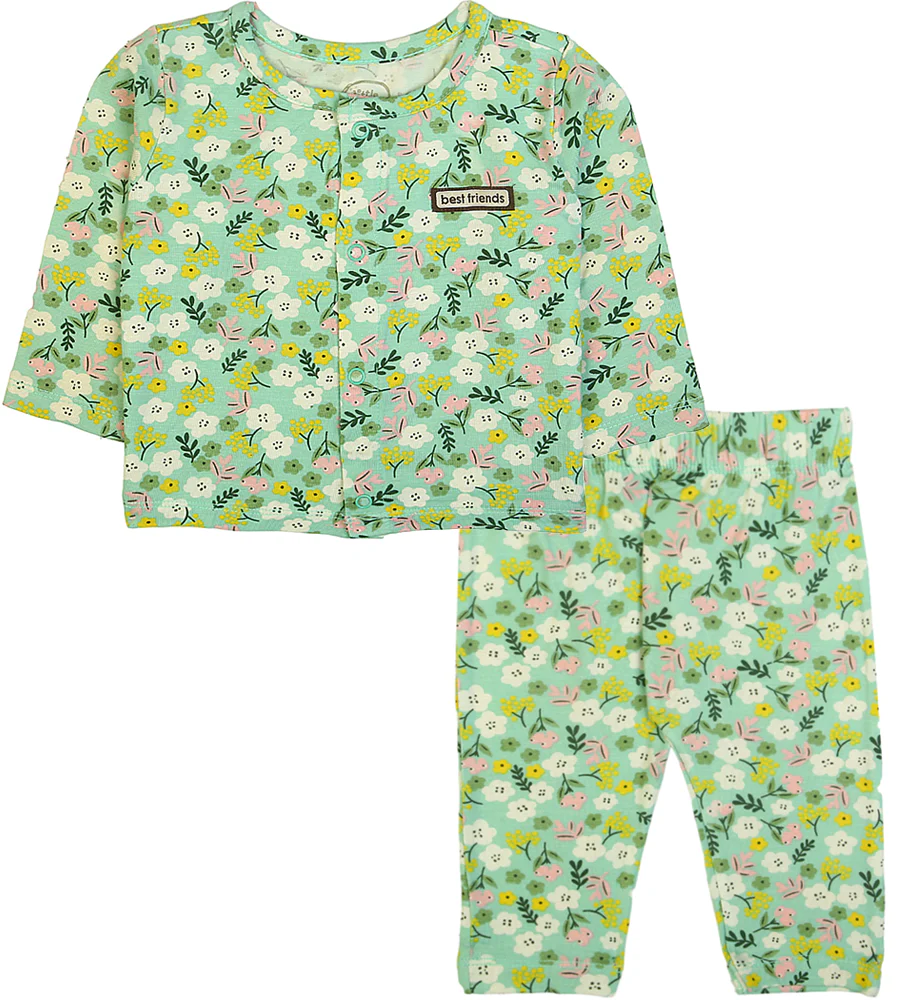 Girls 2 Pcs Night Suit - 0289606