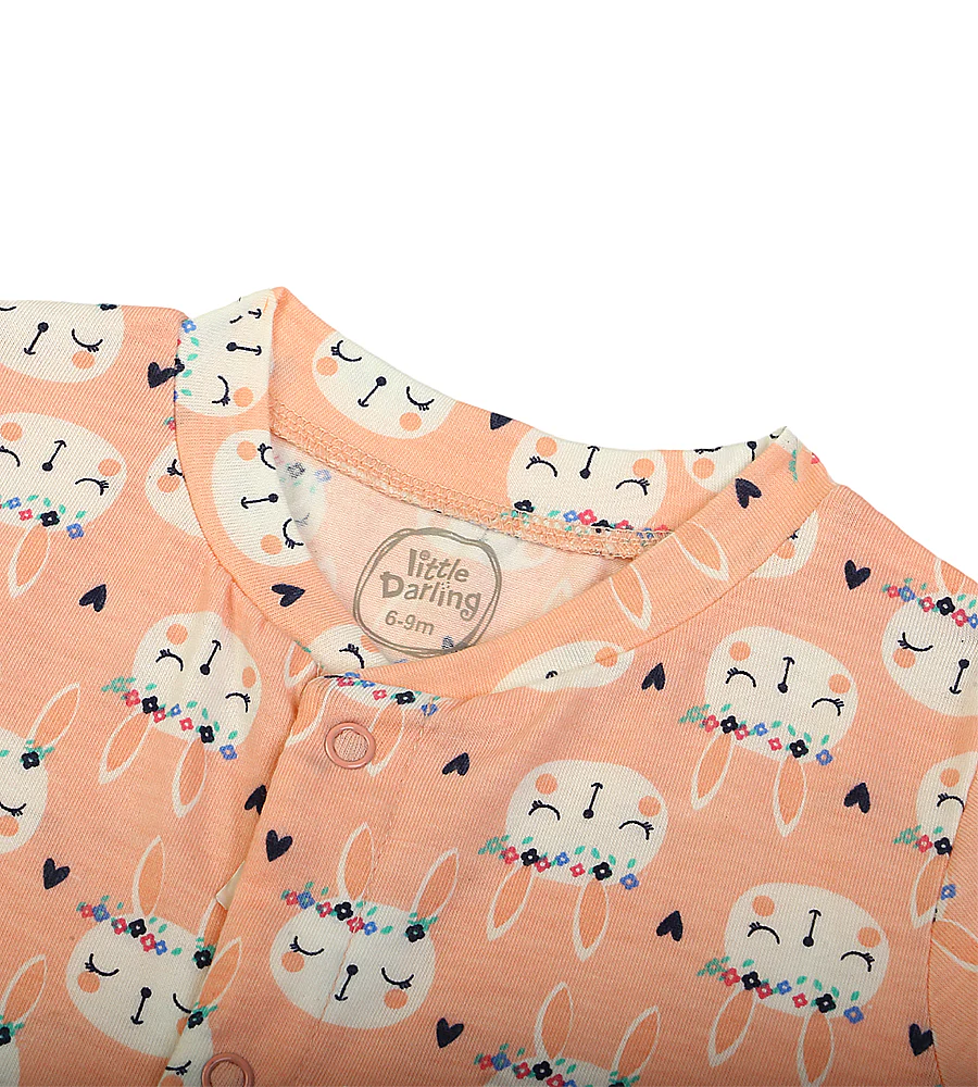 Girls 2 Pcs Sleep Suit - 0290801 - Image 4
