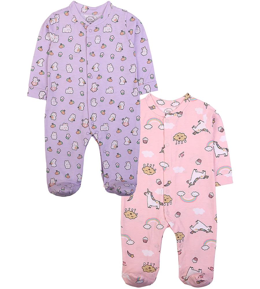 Girls 2 Pcs Sleep Suit - 0290829