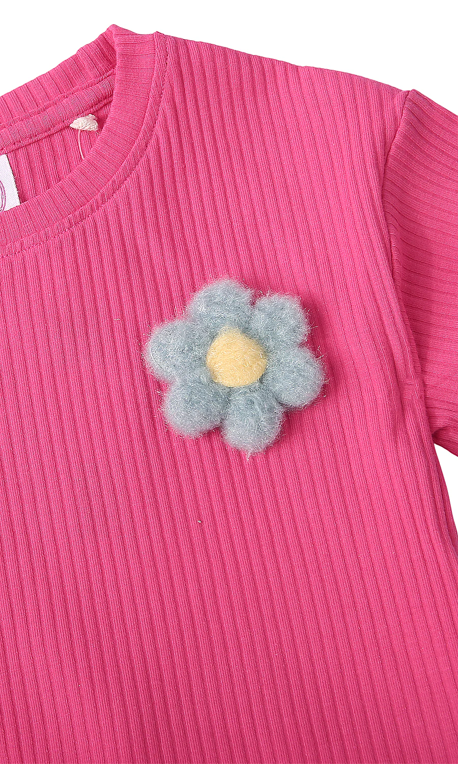 Girls 2 Pcs Suit Fuchsia - Image 3