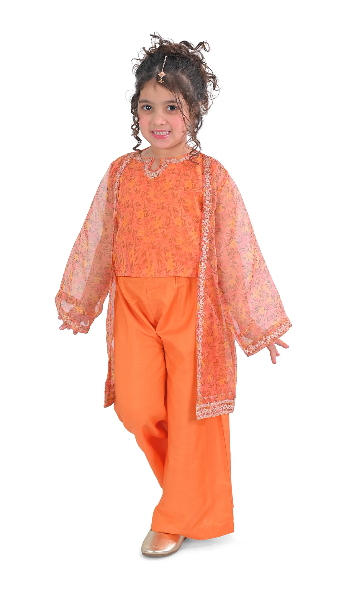 Girls 3 Pcs Palazzo Suit - 0325126