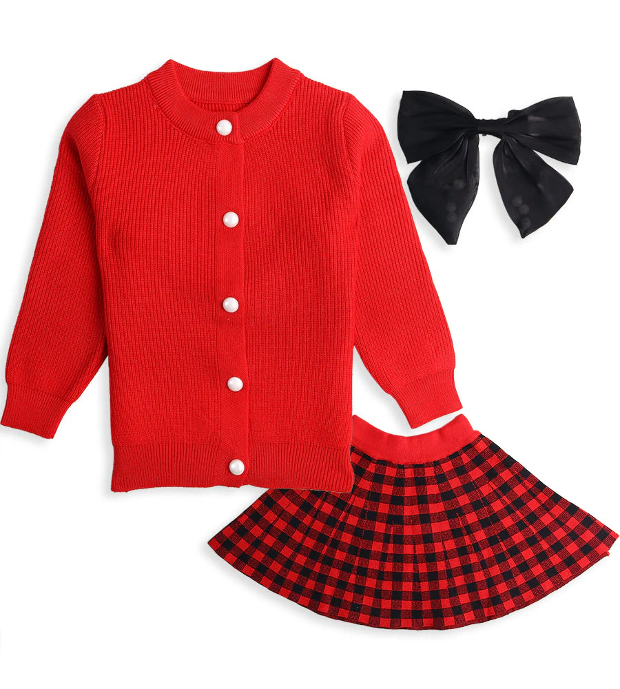 Girls 3 Pcs Suit - 0277210 - Image 3