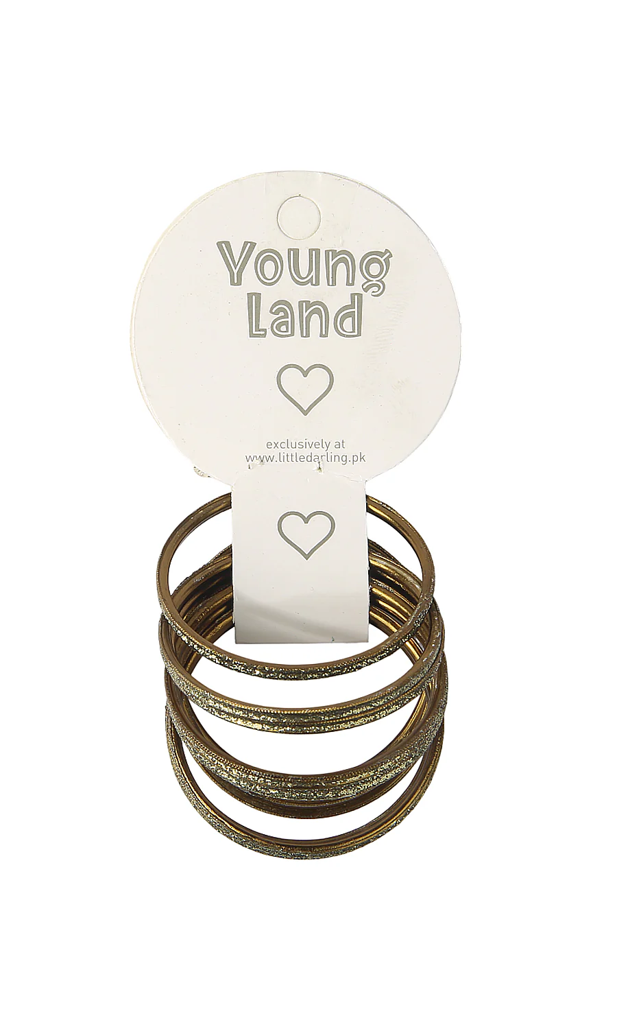Girls Bangles Set Dark Antique Gold Silver Glitter Shimmer Wire Stacking