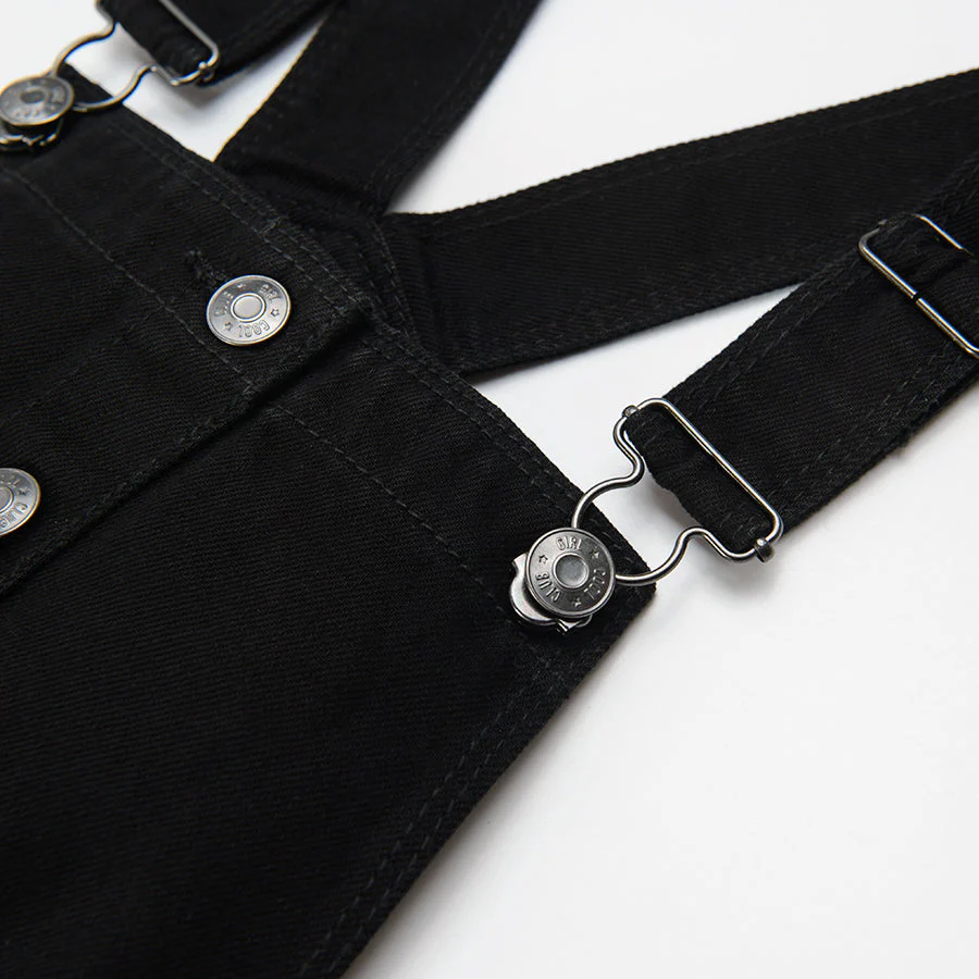 Girls Black Dangri Skirt - Image 3