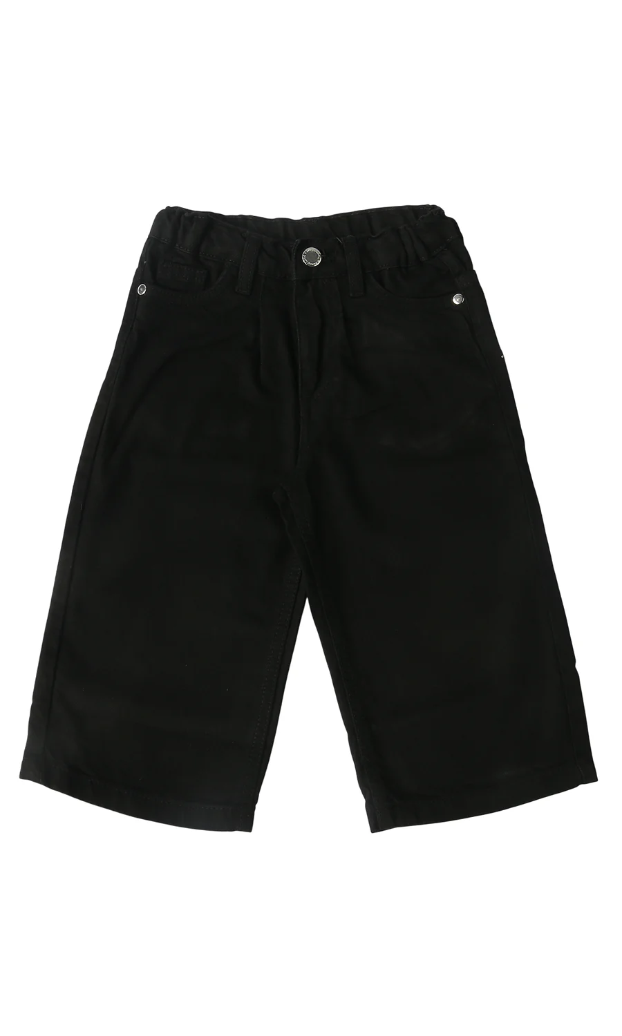 Girls Black Denim Shorts