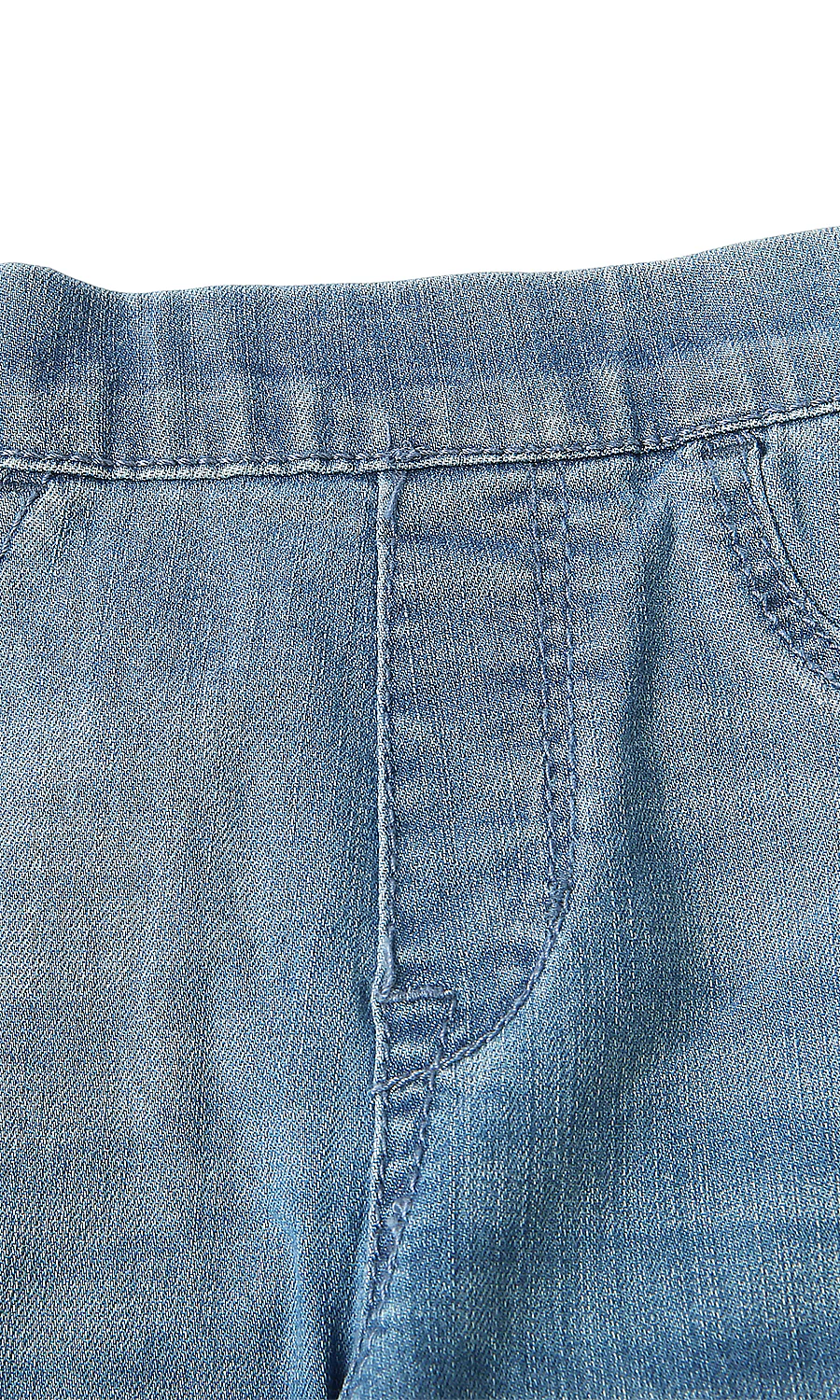 Girls Blue Tie Dye Ombre Denim Jeggings Pull-On - Image 2