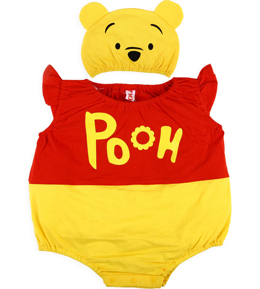 Girls Body Suit With Cap - 0267901