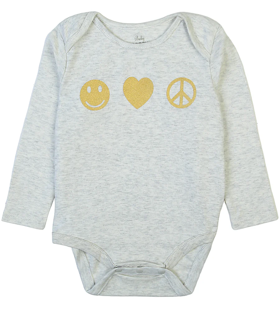 Girls Bodysuit Pack Of 3 - 0226599 ( No Return, No Exchange) - Image 3