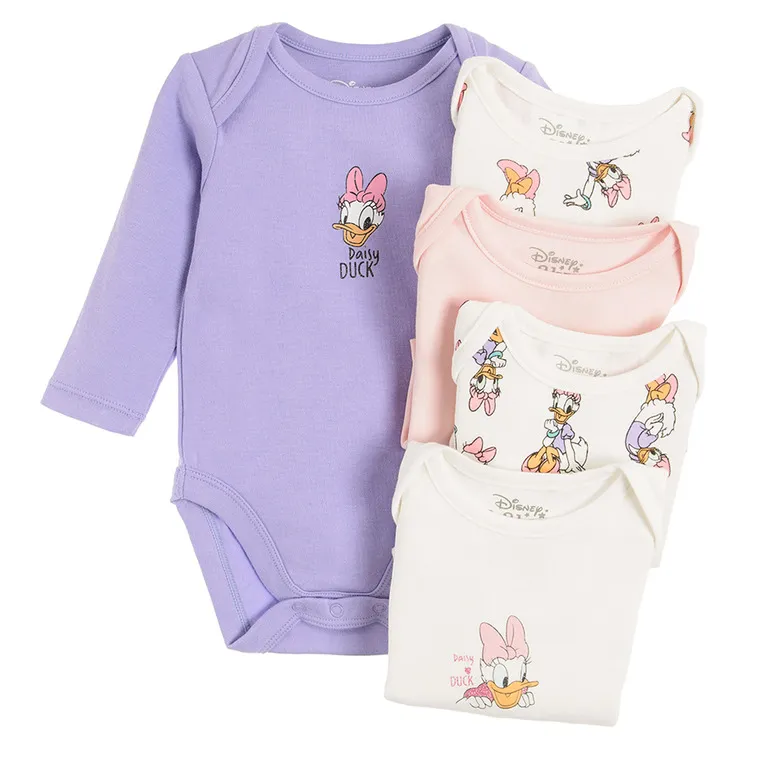 Girls' Bodysuit with Long Sleeves Mix Daisy Set 5 Pcs CC LUG2500358 00