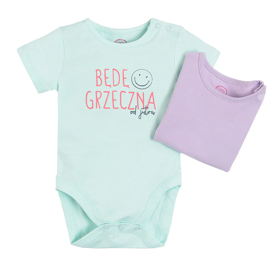 Girl's Bodysuit With Short Sleeves Set 2 Pcs CC CCG2401777 - Image 5