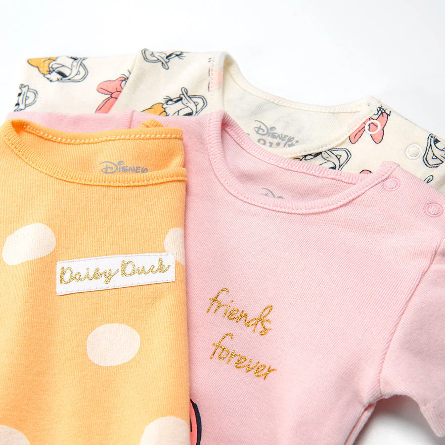 Girl's Bodysuit With Short Sleeves Set 3 Pcs CC LUG2401920 - Image 5