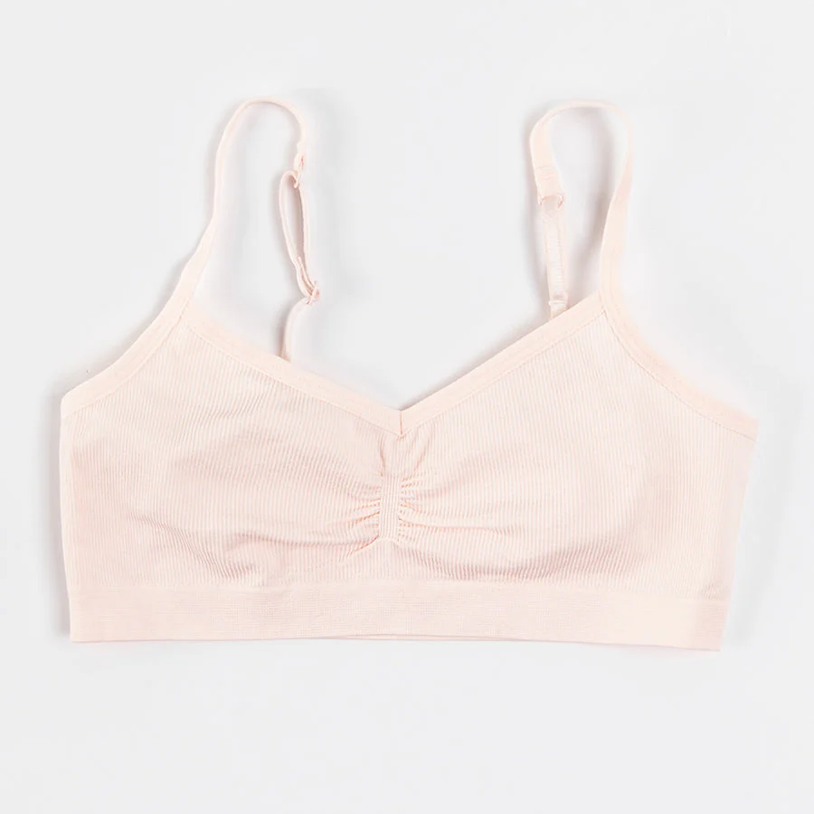 Girls' Bra, Light Pink, White, Set, 2 Pcs. CC CUG2421537 - Image 3