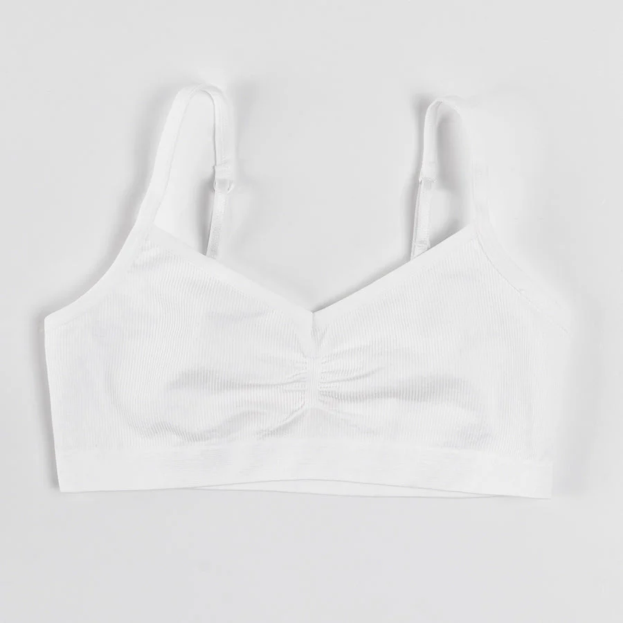 Girls' Bra, Light Pink, White, Set, 2 Pcs. CC CUG2421537 - Image 4