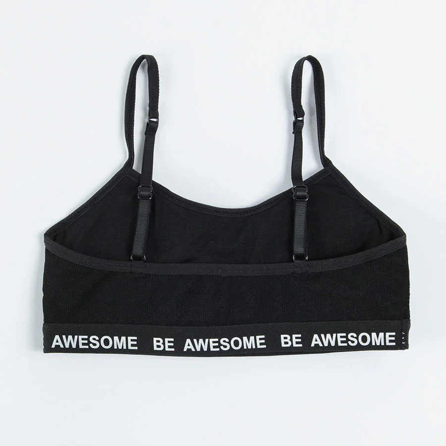 Girl's Bra White Black Set 2 Pack - Image 5