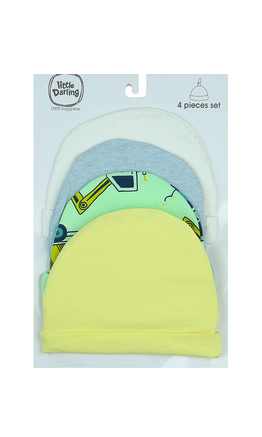 Girls Cap Pack Of 4 - 0289760 - Image 2