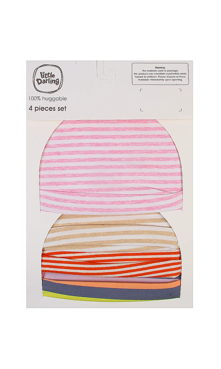 Girls Cap Pack Of 4 - 0289760