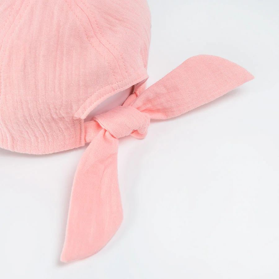 Girls Cap Pink Color - Image 2