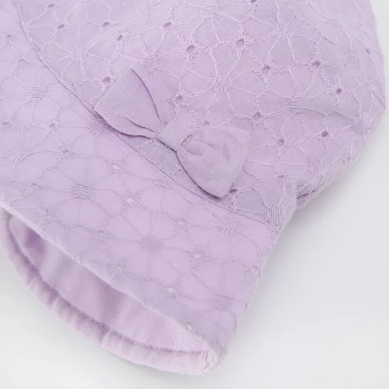 Girls Cap Purple CC CAG2402440 - Image 2