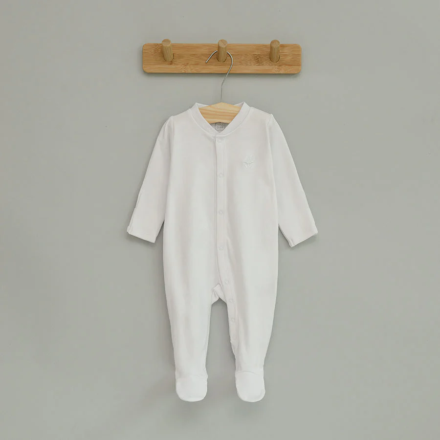 Girl's Clown Organic Cotton Light Pink White Set 2 Pcs CUG2102383 00 P - Image 3