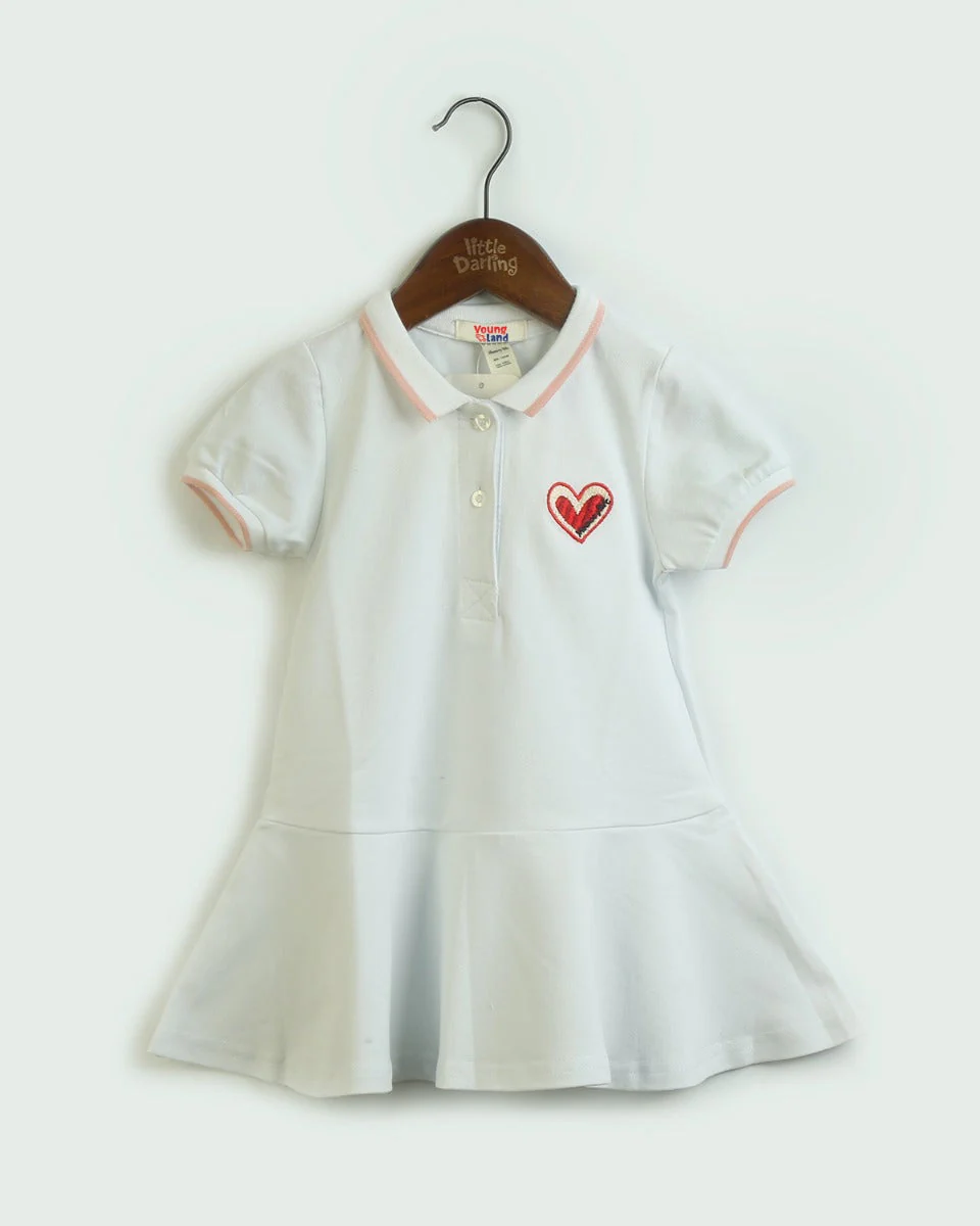 Girls Cotton Dress - 0218317 - Image 2