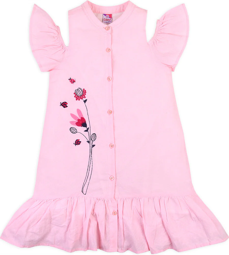 Girls Cotton Dress - 0236947