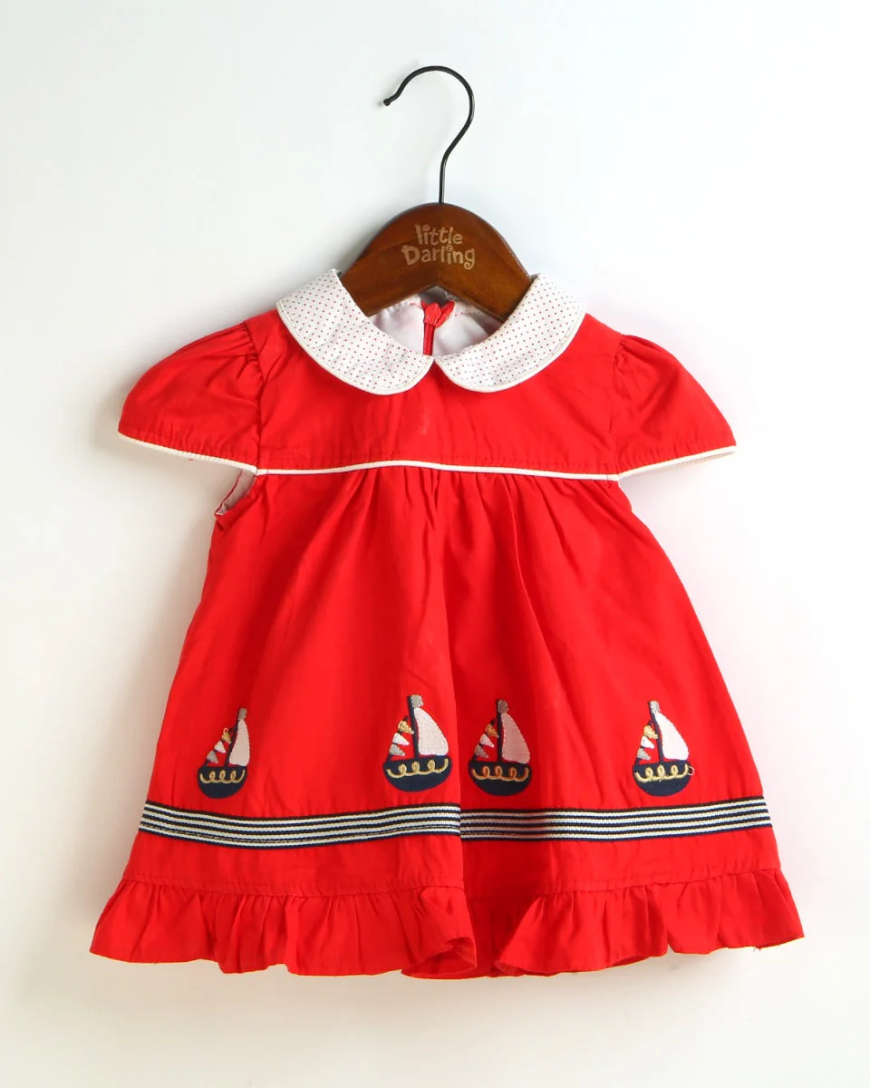 Girls Cotton Dress - 0237277