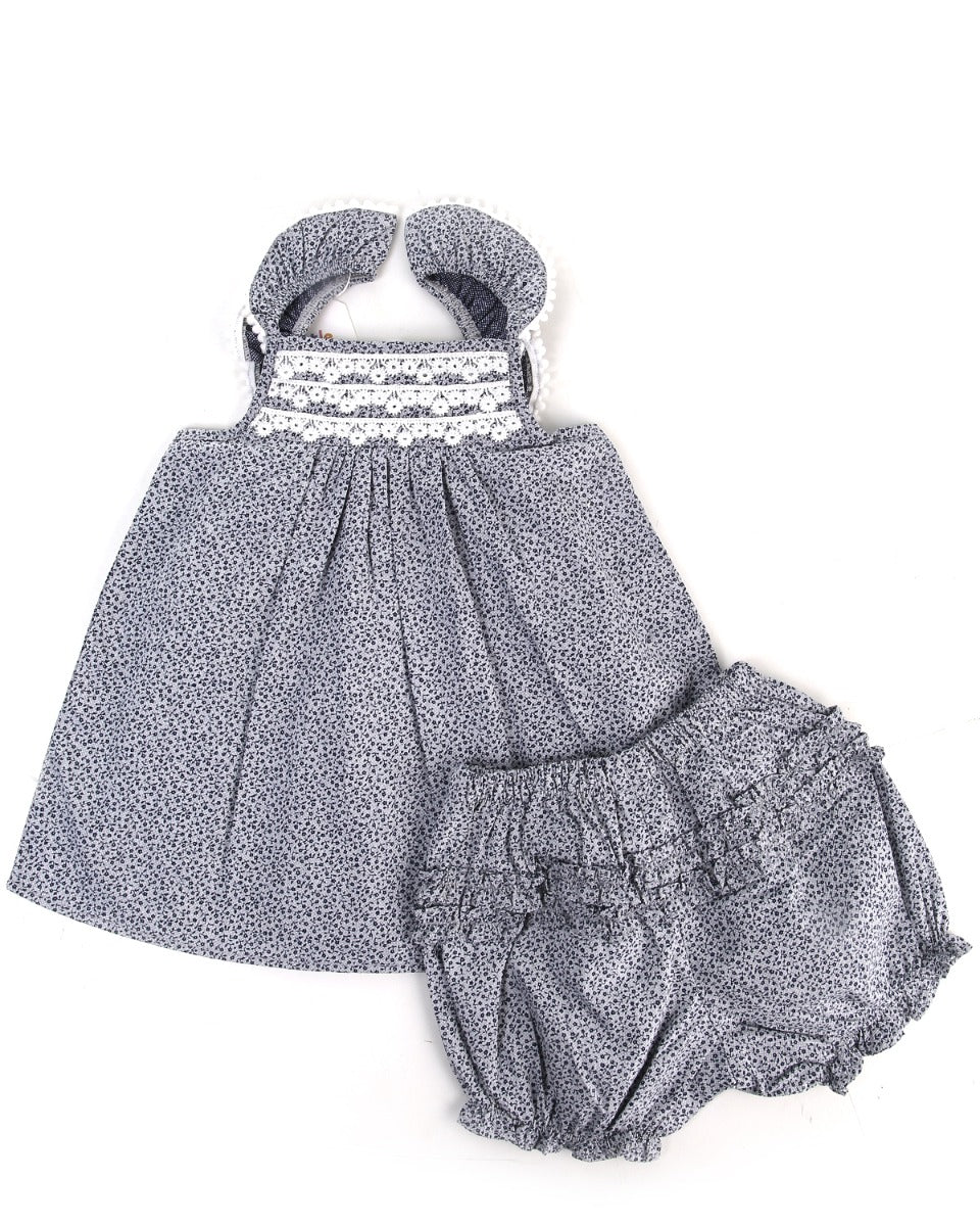 Girls Cotton Dress 2 Pcs - 0242761