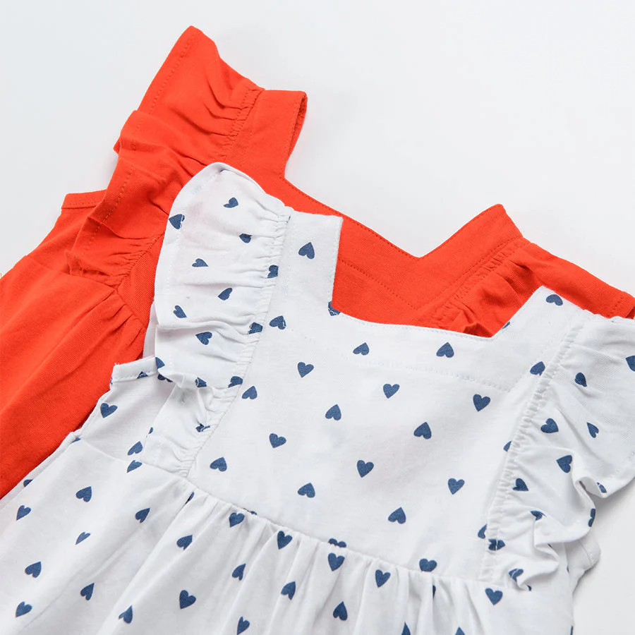 Girls Cotton Dress Pack Of 2 CC CCG2402389-00 - Image 5
