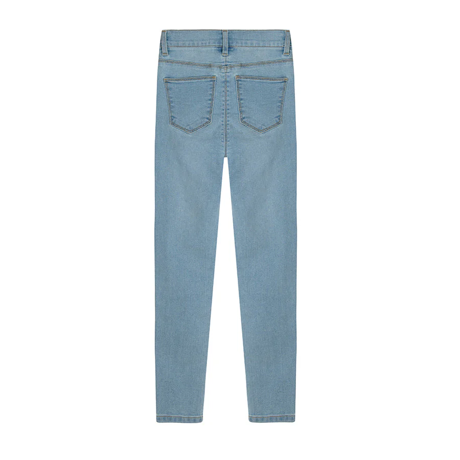 Girl's Denim Jeans Skinny Blue - Image 3